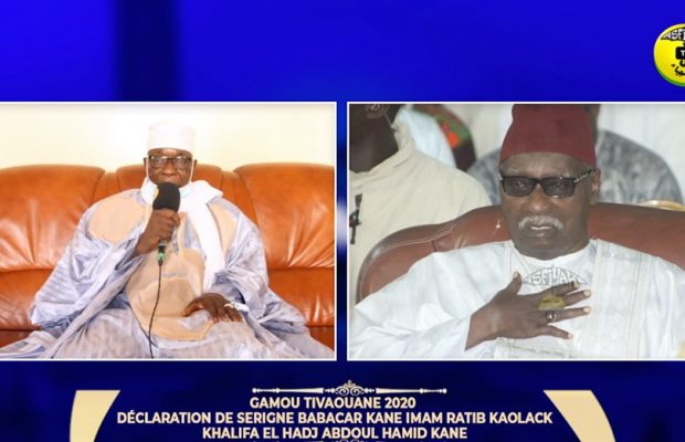 Urgent- Vidéo- GAMOU 2020: Declaration de Serigne Babacar Kane, Khalif de Leona Kanéne (KAOLACK)