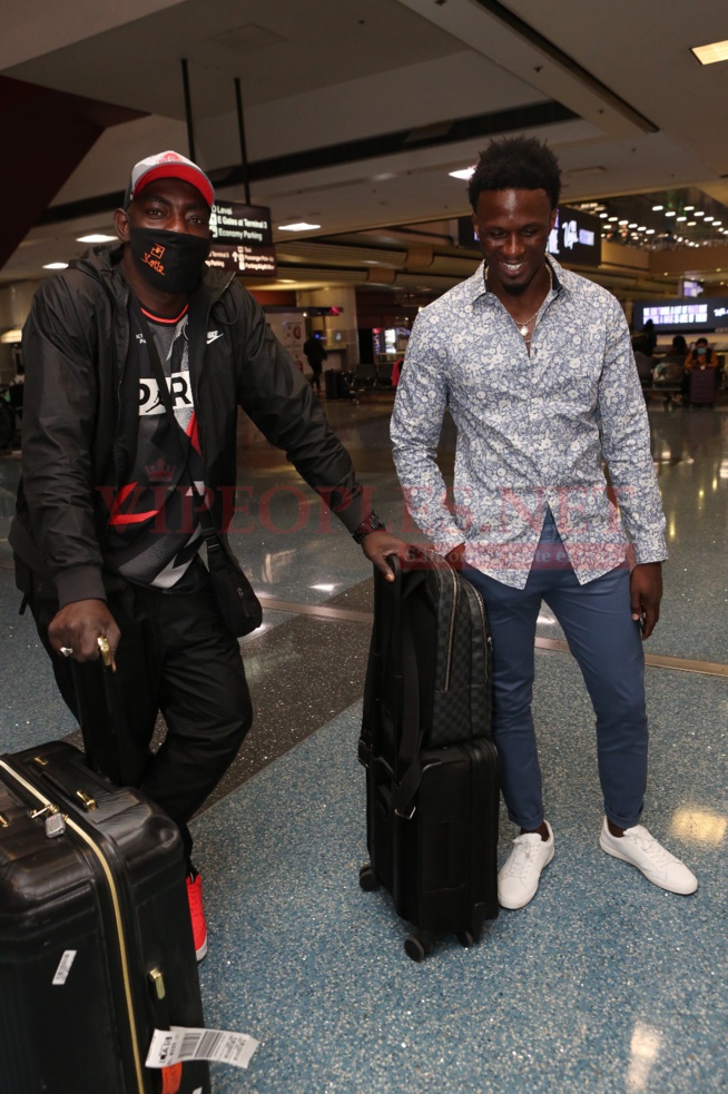 En images depuis l'aeroport de Las Vegas, l'arrivés des guest de Mo Gate pour au Las Vegas Fashion week