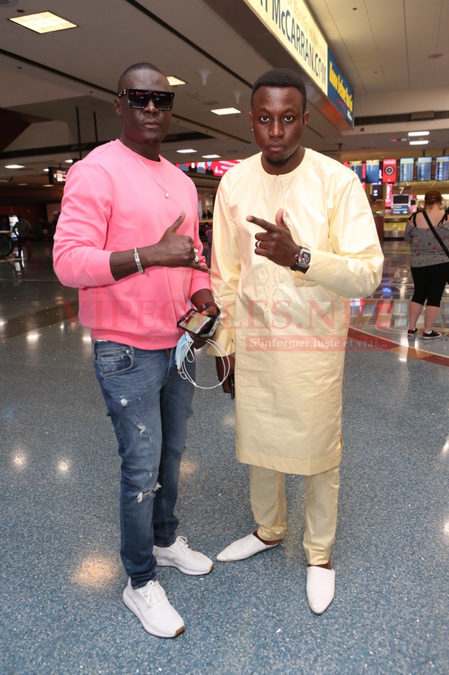 En images depuis l'aeroport de Las Vegas, l'arrivés des guest de Mo Gate pour au Las Vegas Fashion week