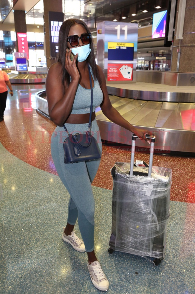 En images depuis l'aeroport de Las Vegas, l'arrivés des guest de Mo Gate pour au Las Vegas Fashion week
