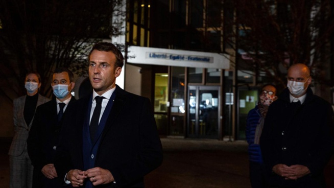 Professeur décapité: Macron dénonce un «attentat terroriste islamiste caractérisé» Professeur décapité: Macron dénonce un «attentat terroriste islamiste caractérisé»