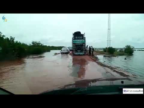 Urgent: Les eaux du fleuve Casamance coupent Ziguinchor du reste du Sénégal dans l’indifférence