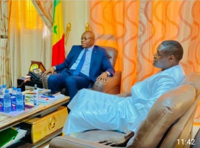 CNG: Mouhamed Ndao Tyson reçu par le ministre des sports