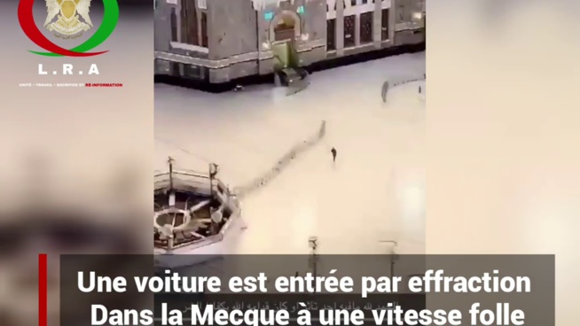 Arabie Saoudite: une voiture termine sa course à la Mosquée d'Al Haram (Mecque)