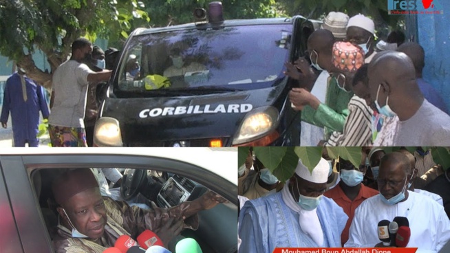 Levée de corps de Iba Der Thiam: les témoignages de Boun Abdallah Dione et de Serigne Mansour Sy Djiamil Levée de corps de Iba Der Thiam: les témoignages de Boun Abdallah Dione et de Serigne Mansour Sy Djiamil