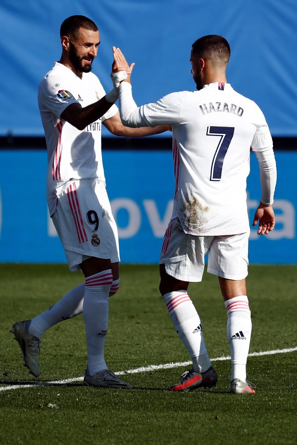 Liga: Eden Hazard met fin à sa longue disette, le Réal s’impose et prend la tête du championnat Liga: Eden Hazard met fin à sa longue disette, le Réal s’impose et prend la tête du championnat