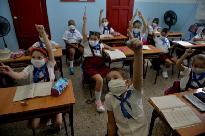 Covid-19: Cuba rouvre ses écoles fermées depuis plus de sept mois Covid-19: Cuba rouvre ses écoles fermées depuis plus de sept mois