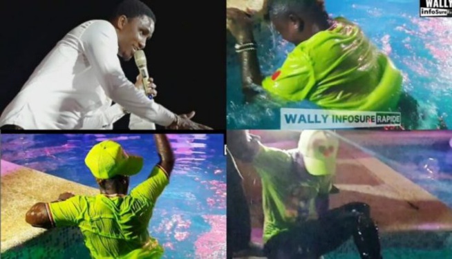Wally Seck Au Timiss: Pawlish Mbaye Tombe Dans La Piscine