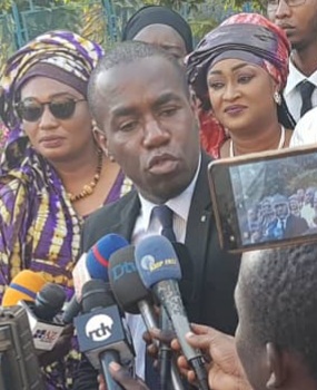 Elkarim Ndiaye Coordonnateur du Mouvement DOOMI_GRAND_YOFF RECADRE ABDOUL MBAYE.