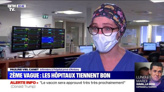 "C'est difficile à supporter parce qu'on a moins de renforts": l'hôpital privé d'Antony face à la deuxième vague de Covid-19 "C'est difficile à supporter parce qu'on a moins de renforts": l'hôpital privé d'Antony face à la deuxième vague de Covid-19