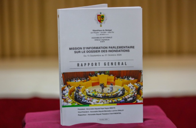 En images la remise du Rapport du Programme décennal des inondations