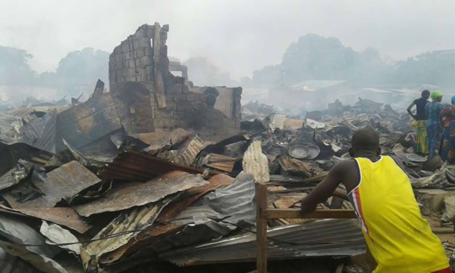 Le marché Tilène de Ziguinchor reconstruit sera livré dans 6 mois Le marché Tilène de Ziguinchor reconstruit sera livré dans 6 mois