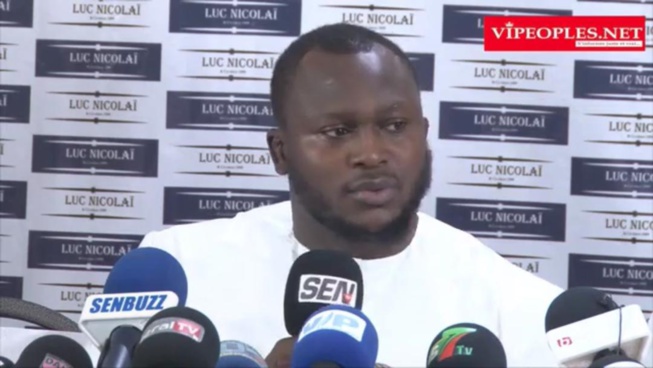 Modou lo avertit Ama Balde et promet de bien le corriger face à la presse Modou lo avertit Ama Balde et promet de bien le corriger face à la presse