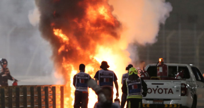 Vingt-huit secondes: le sauvetage de Romain Grosjean raconté en détails - vidéo