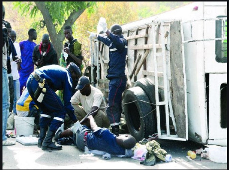 Accident sur l'axe Linguère-Matam: 4 morts et 2 blessés graves enregistrés Accident sur l'axe Linguère-Matam: 4 morts et 2 blessés graves enregistrés