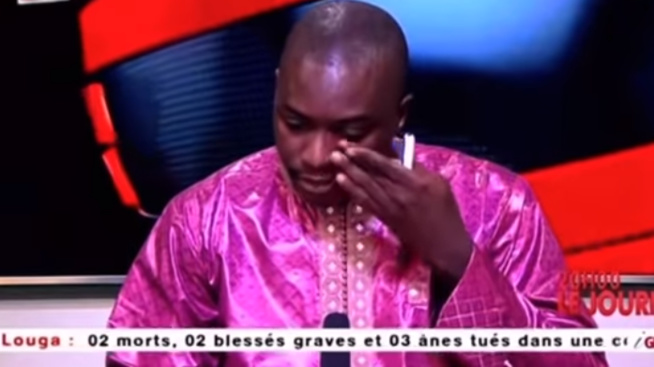 Décès de Pape Bouba Diop: Le journaliste Chérif Diop craque, en plein direct