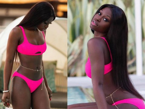 Diarra De « Sen Petit Galé » Se Dévoile Dans Un Bikini Rose !