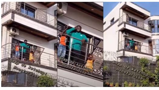 Balla Gaye 2 se la coule douce du haut du balcon de sa maison de luxe aux maristes