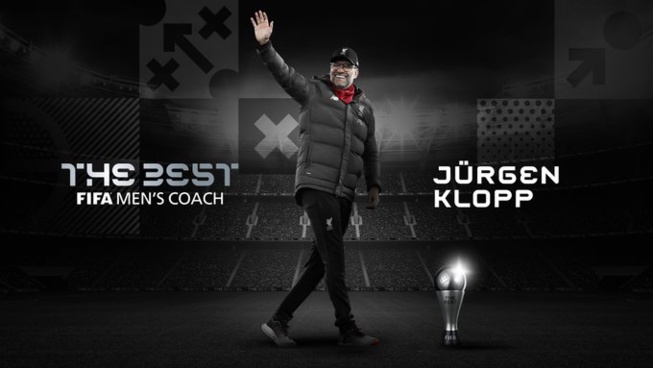 #FifaTheBest: Jûrgen Klopp, sacré entraîneur de l'année pour la 2e fois consécutive #FifaTheBest: Jûrgen Klopp, sacré entraîneur de l'année pour la 2e fois consécutive