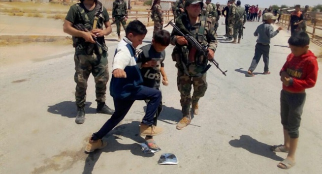 Des soldats américains auraient été lapidés lors d’une patrouille en Syrie Des soldats américains auraient été lapidés lors d’une patrouille en Syrie