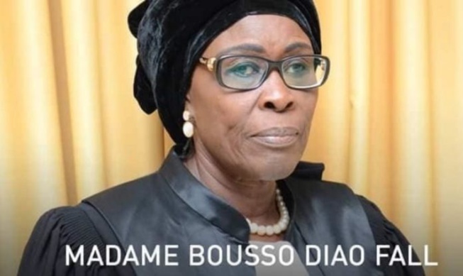 NÉCROLOGIE: DÉCÈS DE BOUSSO DIAO FALL, LA SEULE FEMME MEMBRE DU CONSEIL CONSTITUTIONNEL NÉCROLOGIE: DÉCÈS DE BOUSSO DIAO FALL, LA SEULE FEMME MEMBRE DU CONSEIL CONSTITUTIONNEL