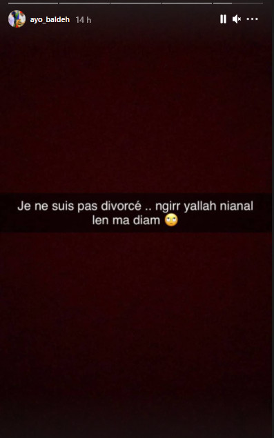 Rumeurs sur son divorce avec Omaro: Ayo Baldé réagit Rumeurs sur son divorce avec Omaro: Ayo Baldé réagit