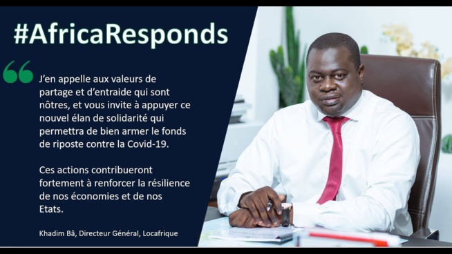 LUTTE CONTRE LE COVID-19: Le DG de Locafrique, Khadim Bâ décaisse 500 000 dollars