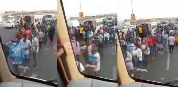 Bus bondés de monde à Colobane : Le calvaire des banlieusards pour rentrer avant le couvre-feu Bus bondés de monde à Colobane : Le calvaire des banlieusards pour rentrer avant le couvre-feu