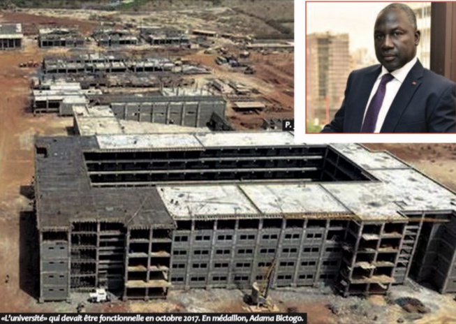 Université de Diamniadio – Bictogo empoche 30 milliards de Fcfa,n’exécute que 22% des travaux Université de Diamniadio – Bictogo empoche 30 milliards de Fcfa,n’exécute que 22% des travaux