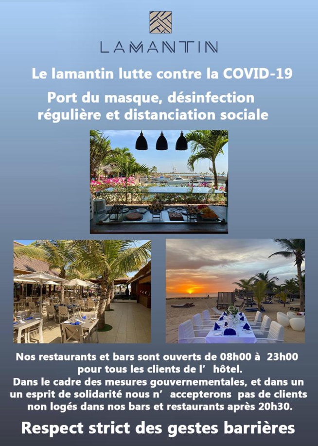Le Lamantin Beach lutte contre la COVID-19 Le Lamantin Beach lutte contre la COVID-19