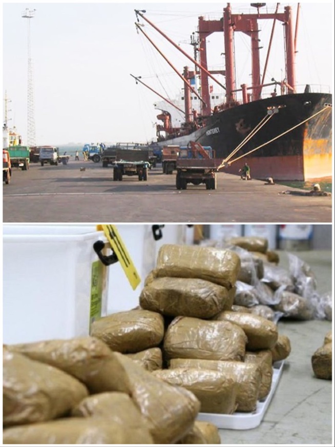 Exclusivité : Saisie de cocaïne d’une valeur de 75 milliards de francs au port de Banjul