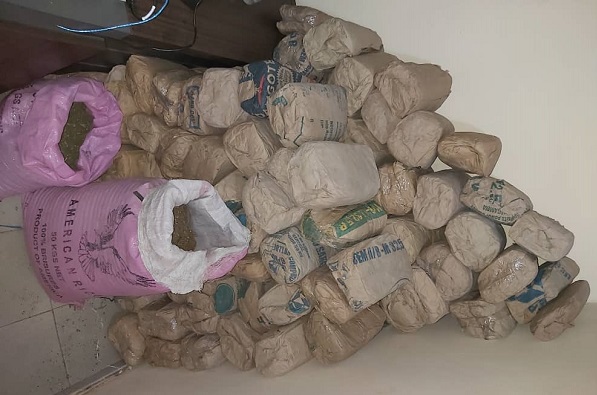 Descente de l’OCRTIS à Kolda : Une bande de trafiquants détale, laissant 127 kilos de chanvre indien