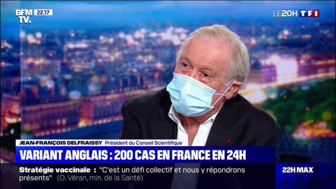 Jean-François Delfraissy sur le variant anglais du Covid-19: "On est en train d'anticiper un danger potentiel" Jean-François Delfraissy sur le variant anglais du Covid-19: "On est en train d'anticiper un danger potentiel"