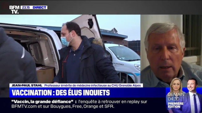 Le professeur Stahl se dit "ravi qu'autant de personnes souhaitent se faire vacciner" contre le Covid-19 Le professeur Stahl se dit "ravi qu'autant de personnes souhaitent se faire vacciner" contre le Covid-19