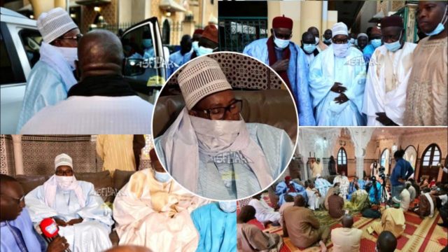 Tivaouane: Serigne Bass Abdou khadre présente les condoléances de Serigne Mountakha Mbacké… Tivaouane: Serigne Bass Abdou khadre présente les condoléances de Serigne Mountakha Mbacké…