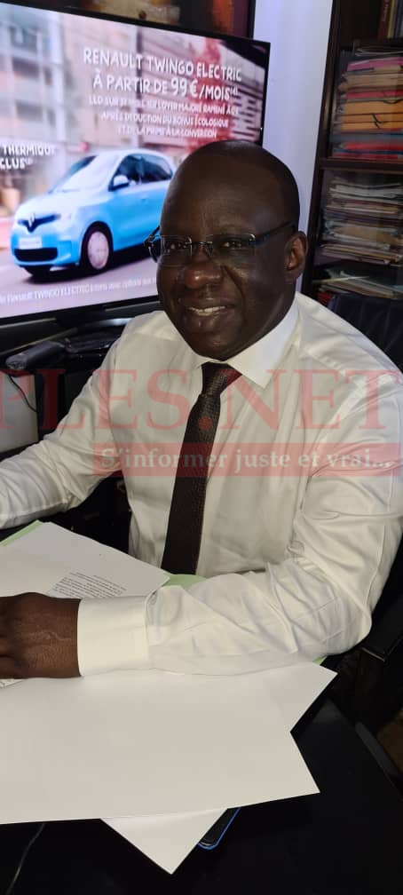 Le Président Mbagnick Diop très tôt ce matin au bureau pour préparer le Conseil D'administration de l'ANAQ - Sup