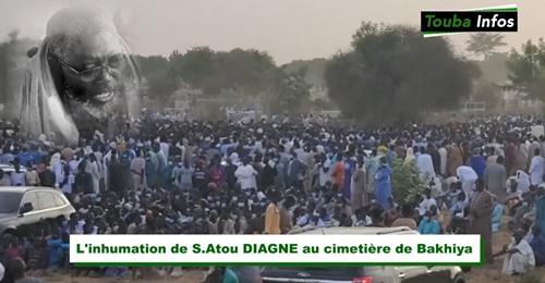 Du Jamais Vu à Touba à l’inhumation de S.Atou DIAGNE au cimetière de Baxiya