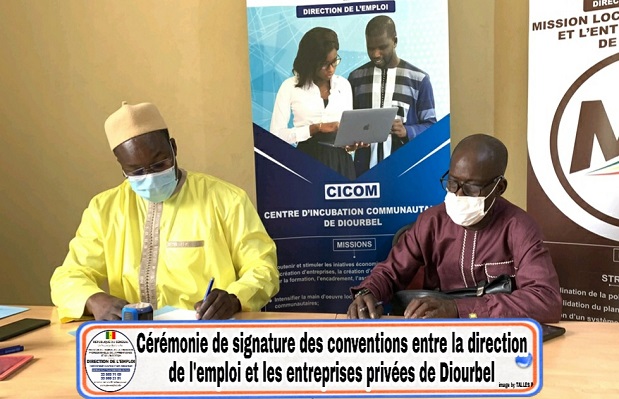 Signatures de conventions de partenariat : 22 accords paraphés entre la Direction de l'emploi et des entreprises privées Signatures de conventions de partenariat : 22 accords paraphés entre la Direction de l'emploi et des entreprises privées