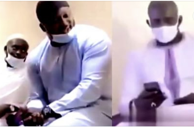 Modou Lô rend visite à Balla Gaye 2 et à Aziz Ndiaye, après leur retour de la Mecque Modou Lô rend visite à Balla Gaye 2 et à Aziz Ndiaye, après leur retour de la Mecque