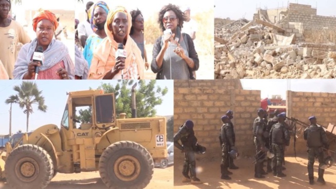 Démolition de maisons à Mbour 4: prise de panique, une dame accouche avant terme et...