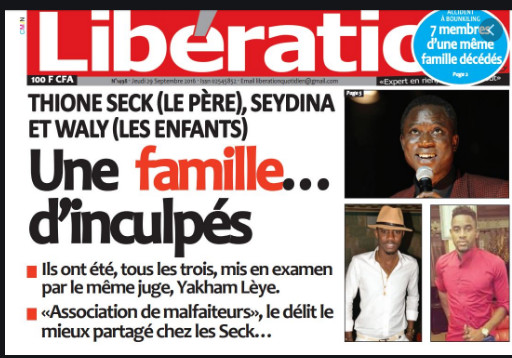 Cheikh Mbacké Guissé, Dirpub de Liberation: Une vraie source d'informations Cheikh Mbacké Guissé, Dirpub de Liberation: Une vraie source d'informations