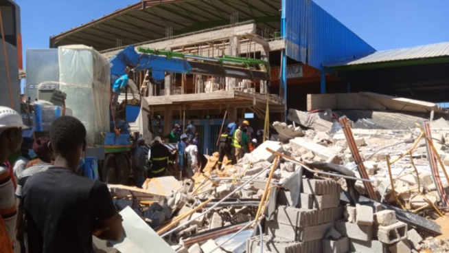 Effondrement un bâtiment près de Thiès : trois (3) autre corps sans vie découverts