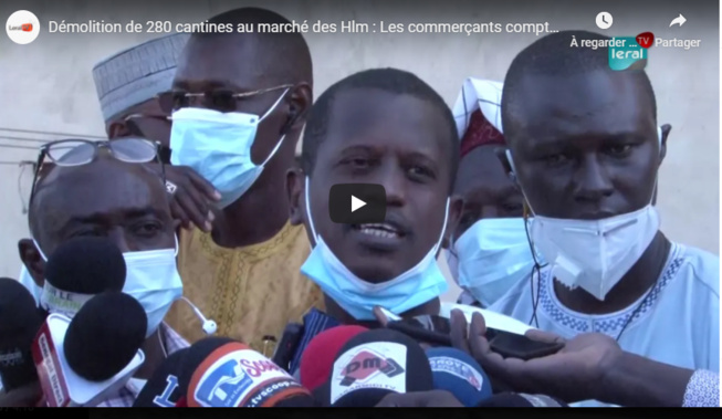 Démolition de 280 cantines au marché des Hlm: Les commerçants menacent de saisir la justice et interpellent Macky Sall Démolition de 280 cantines au marché des Hlm: Les commerçants menacent de saisir la justice et interpellent Macky Sall