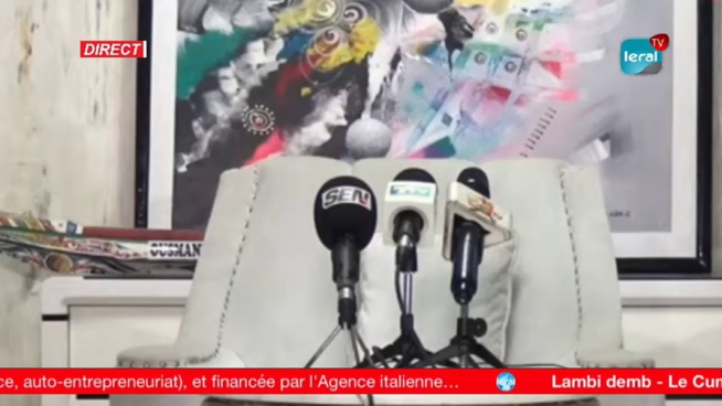 Urgent/ Accusé de viol: La déclaration de Ousmane Sonko en direct sur Leral tv