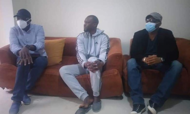 CITÉ KEUR GORGUI Khalifa Sall et Barthélémy Dias chez Sonko CITÉ KEUR GORGUI Khalifa Sall et Barthélémy Dias chez Sonko