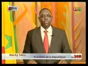 Prise de note du discours de Macky (3 Avril 2013)