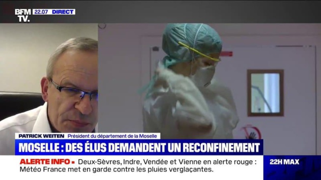Moselle: la fermeture des "écoles primaires, les collèges et les lycées dès vendredi soir" à l'étude, selon le président du département