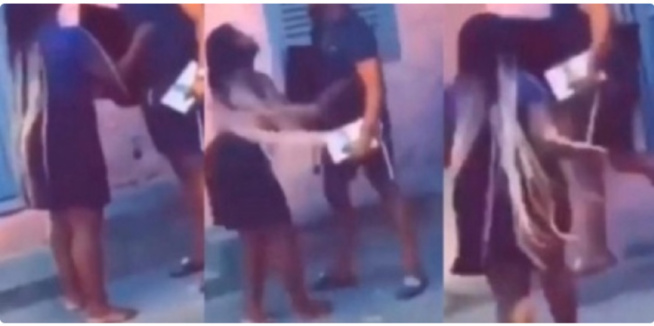 Vidéo- Il reprend de force la télé et le décodeur offerts à sa petite amie après leur rupture Vidéo- Il reprend de force la télé et le décodeur offerts à sa petite amie après leur rupture