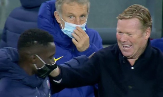 Foot – LDC: L’échange entre Gana Gueye et Koeman qui choque les supporters du Barça
