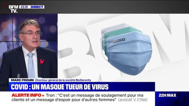 Conçu par une société française, ce masque FFP2 arrête et tue le Covid-19 Conçu par une société française, ce masque FFP2 arrête et tue le Covid-19
